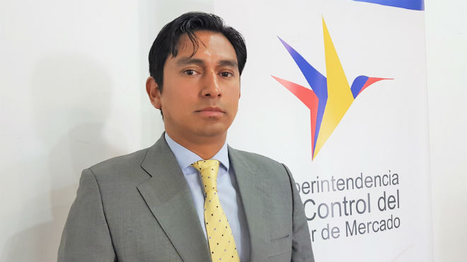 Marlon Vinueza, intendente de investigacin de prcticas desleales.