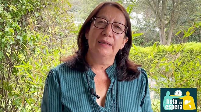 Martha Rodrguez, vocera del colectivo Lista de espera.