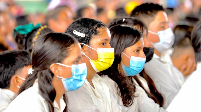 Las mascarillas son obligatorias por 60 días.
