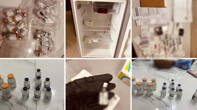 Medicamentos incautados.