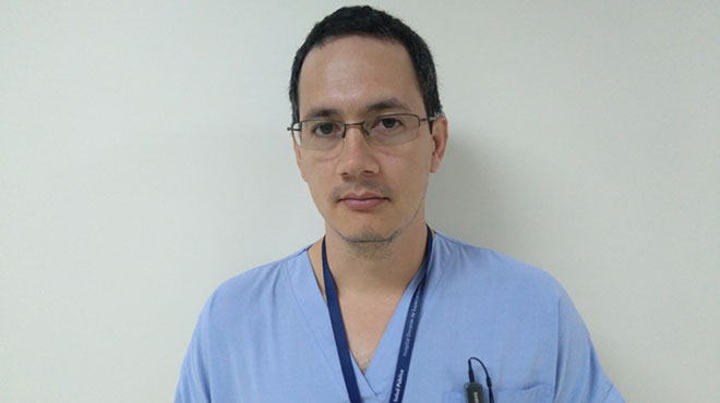 Carlos Len Borja, lder del servicio de Gastroenterologa del HAGP.