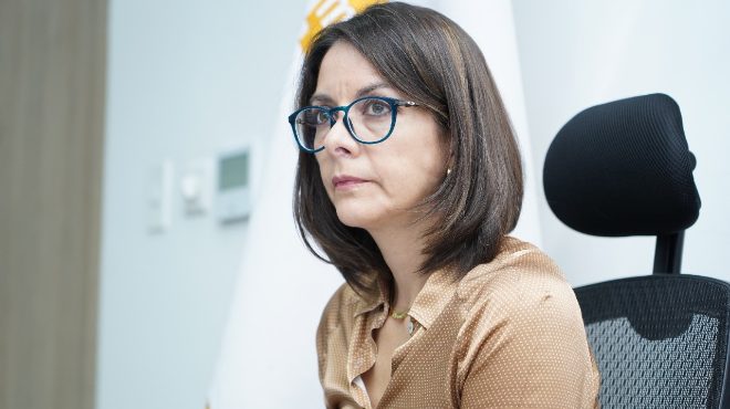 Ximena Garzn, ministra de Salud Pblica.