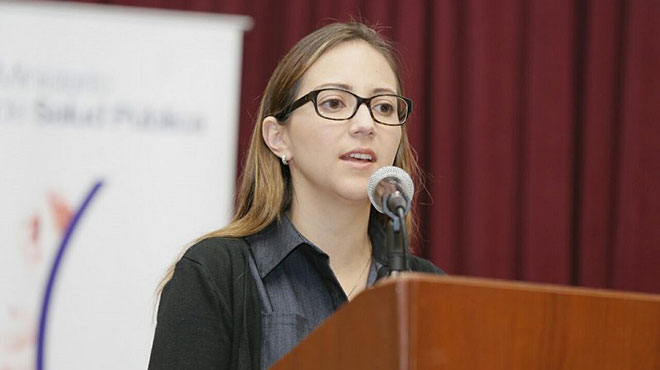 Vernica Espinosa, minstra de Salud.