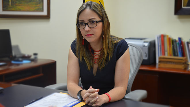 Vernica Espinosa, ministra de Salud.