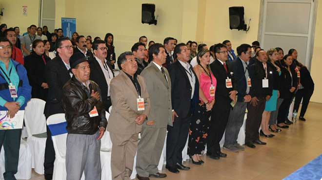 Asistentes del Encuentro Nacional de Municipios por la Promocin de la Salud.