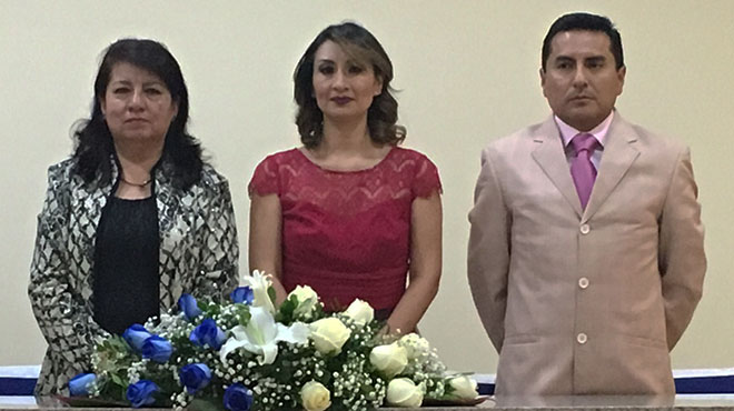 Janeth Montalvo, Tahina Paredes, Marco Padilla.