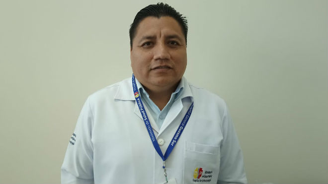 Juan Pablo Villa, lider Unidad de Atenci�n Integral (HGGS).