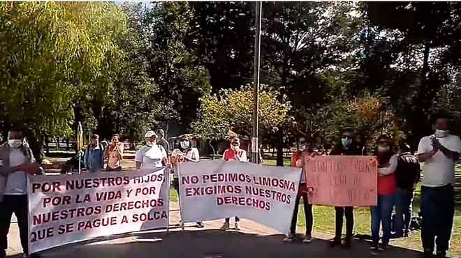 Manifestacin en Quito.