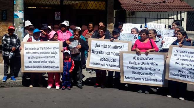 Pacientes de la Fundacin lcera de Pie Diabtico del Ecuador.