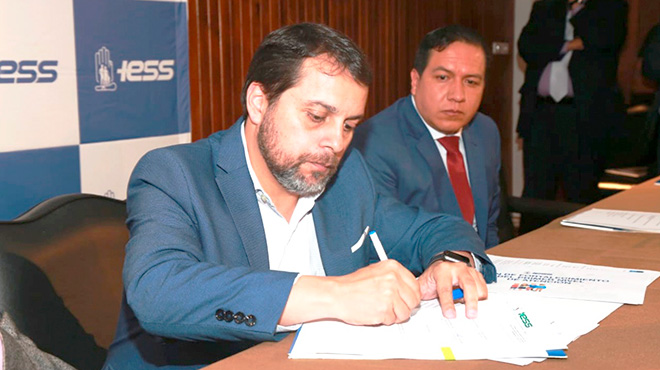 Pal Granda, presidente del Consejo Directivo del IESS.