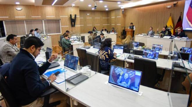 Sesión del Concejo Metropolitano de Quito. 