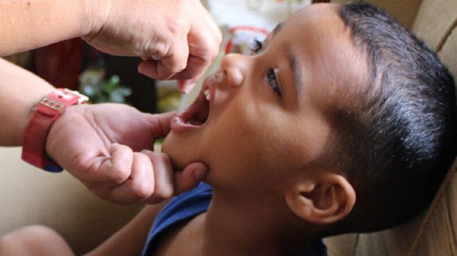 En 2020 se han registrado 1.226 casos de poliomielitis.
