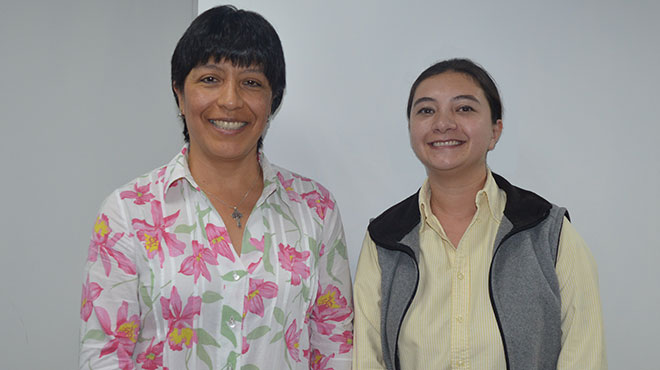 Ximena Pozo del MSP y Tatiana Fernndez de la SECP.
