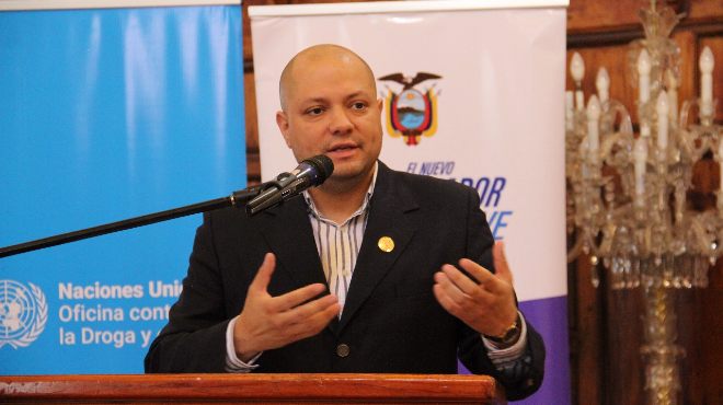 Juan Bernardo Sánchez, ministro de Salud.