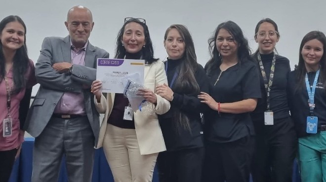 Ganadores del primer concurso interno de casos clnicos en el Hospital Eugenio Espejo.