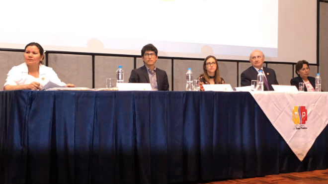 Patricia Gavilnez, Carlos Durn, Vernica Espinosa, Mximo Gonzlez y Margarita Arroyo