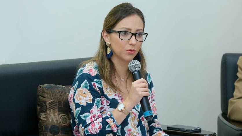 Vernica Espinosa, ministra de Salud. 