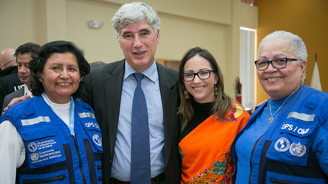 Gina Tambini, Juan Pablo Uribe, Vernica Espinosa, Gina Watson.