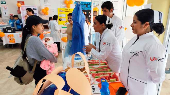 Stand informativo.