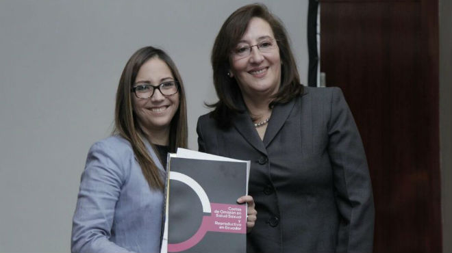 Vernica Espinosa y Mary Cabrera.