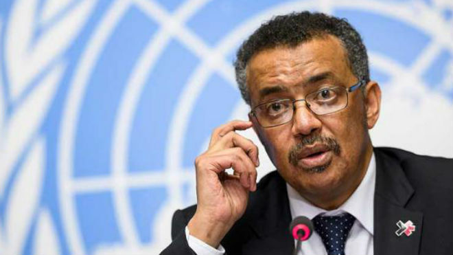 Tedros Adhanom, director de la OMS.