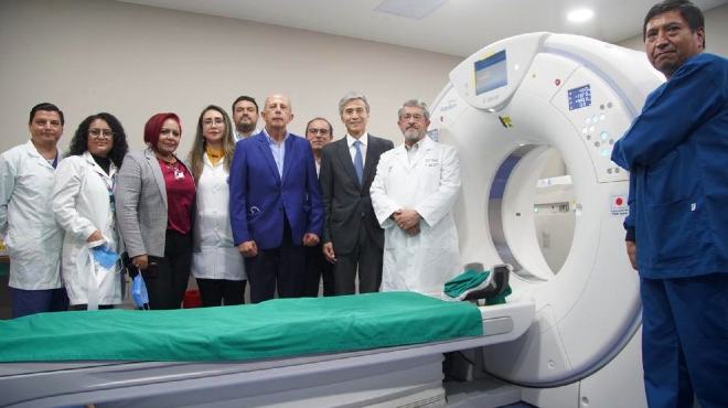 Acto de entrega en el Hospital San Vicente de Pal.