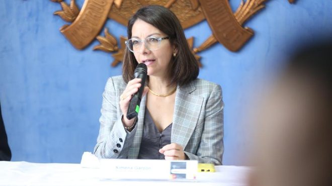 Ximena Garzn, ministra de Salud.