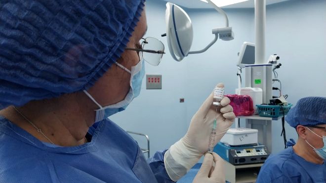 Primera dosis del medicamento para AME.