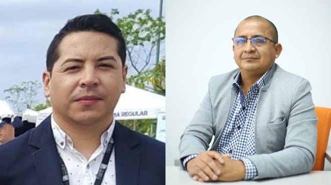 Esteban Bonilla y Carlos Chiluisa, del MSP.