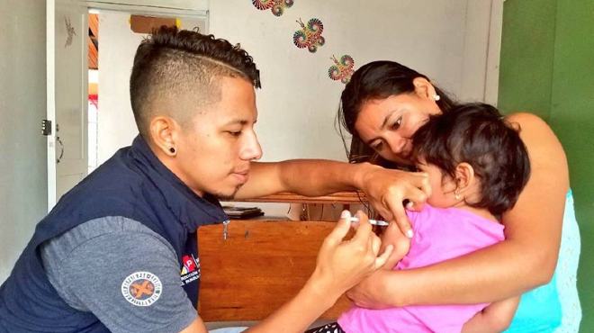 La vacunación es a nivel nacional.