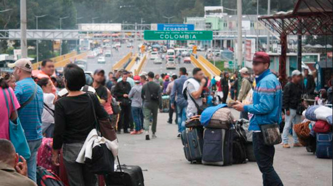 Dato de RI afirman que 221 mil venezolanos se han quedado en Ecuador.