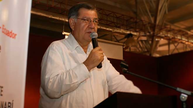 Vicente Vliz, rector la Universidad Tcnica de Manab.